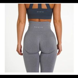 NVGTN Grey Contour Seamless Leggings- Size Small